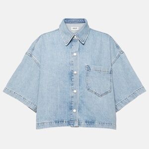 AGOLDE RONA BOX SHIRT IN EFFECT